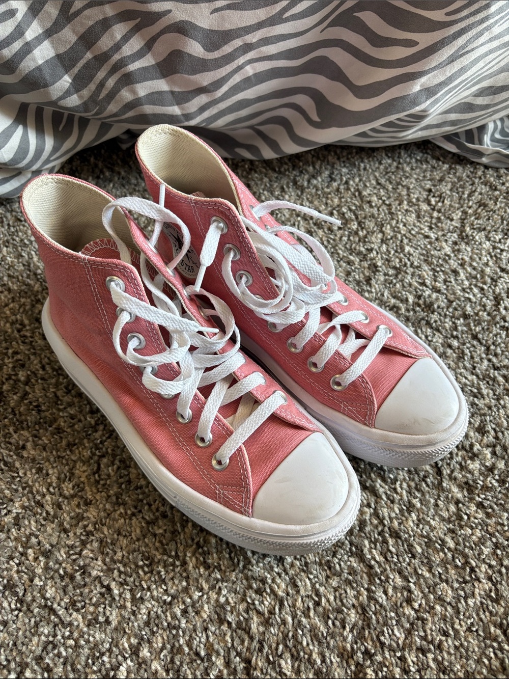 Converse Pink High-Top All Star Sneakers